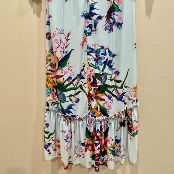 HUNTER BELL DRESS SZ 4 WILDFLOWERS RUFFLE TIERED EMBELLISHMENT AESTHETIC CHIC - Picture 16 of 16